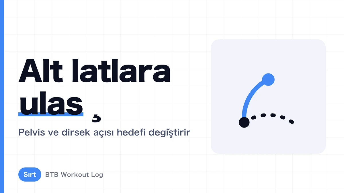 Alt lat kası nasıl çalıştırılır? Bel hizasına uzanan sırt için form ve egzersiz seçimi