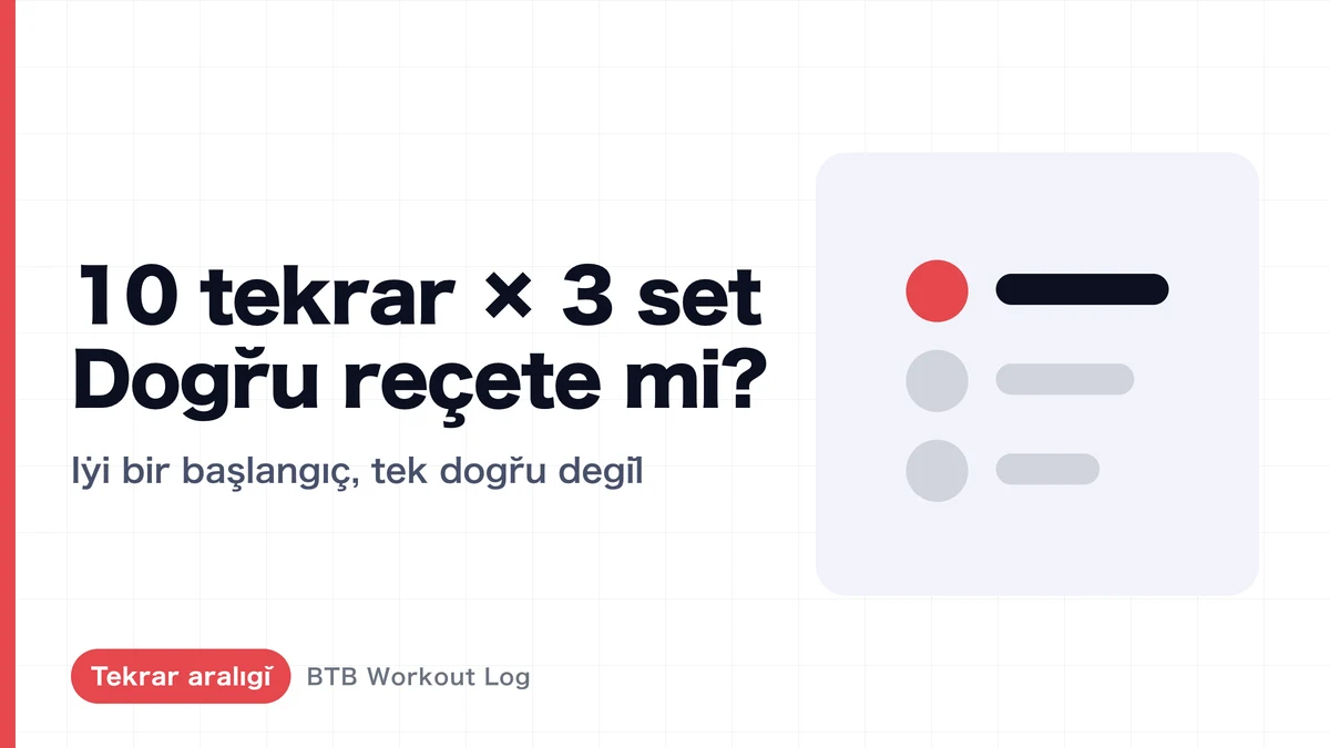 Kas hipertrofisi için 10x3 set her zaman doğru değildir