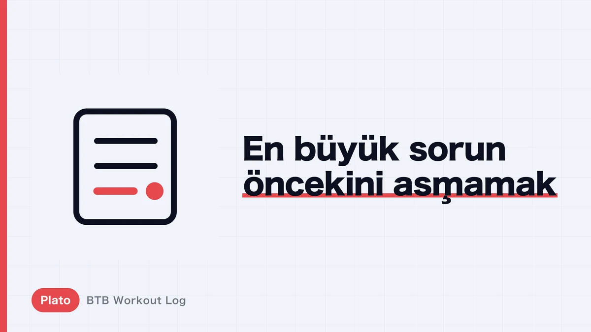 Kas Geliştiremiyor Musun? | Sıkı Çalışmanıza Rağmen Kontrol Listesi