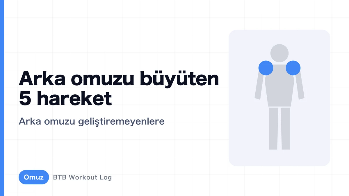 Arka deltoidleri büyüten 5 egzersiz | Gelişmeyen arka omuzlar için tam rehber