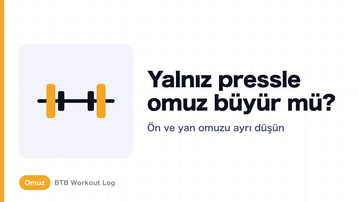 Shoulder Press Tek Başına Omuzları Büyütür mü? Ön ve Orta Deltoid Uyarımı