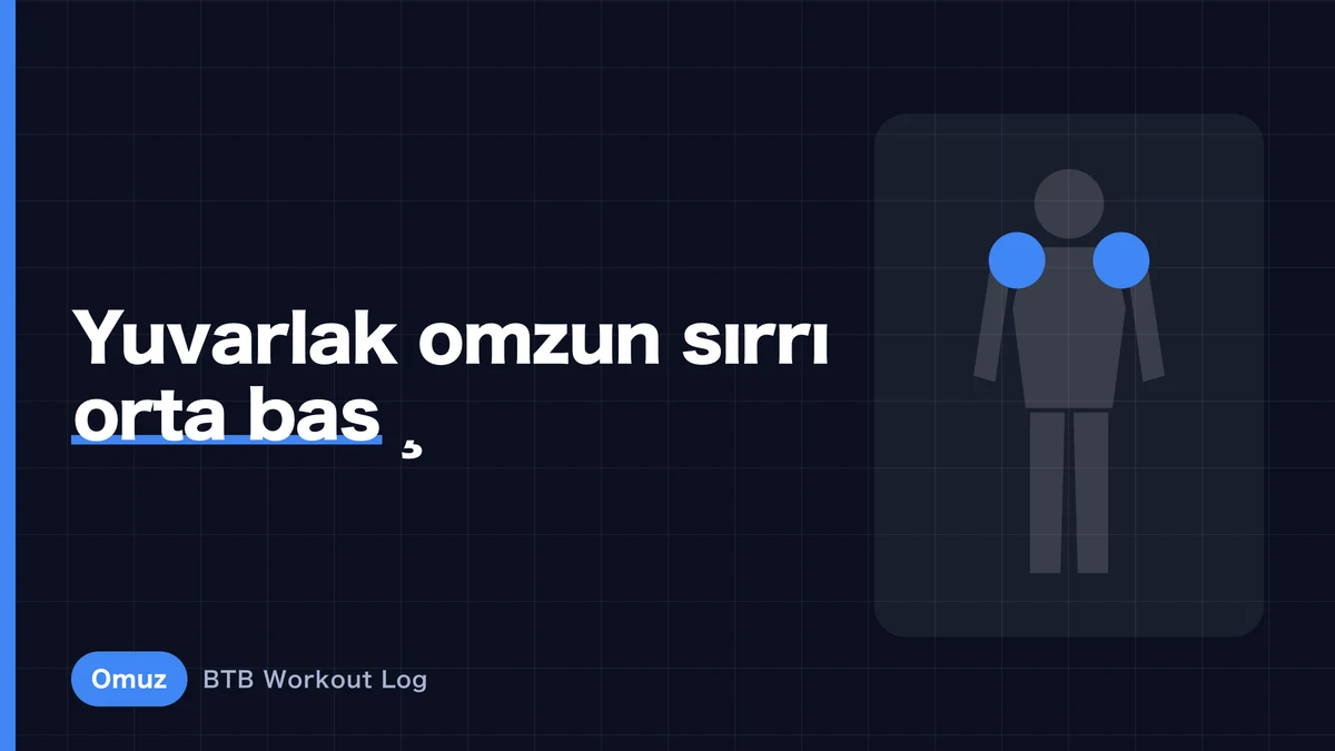Kas Geliştirme İçin Omuz Antrenmanı | Üç Delta Başını Çalıştırarak Yuvarlak, Geniş Omuzlar