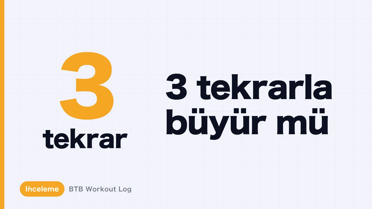 Sadece 3 Tekrar Yapılabilen Ağır Yükle Kas Hipertrofisi Sağlanır mı?