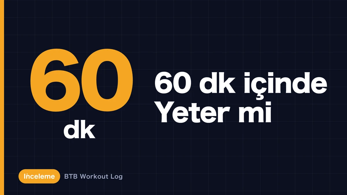 Kas Hipertrofisi: 60 Dakika Antrenman Yeterli Mi?