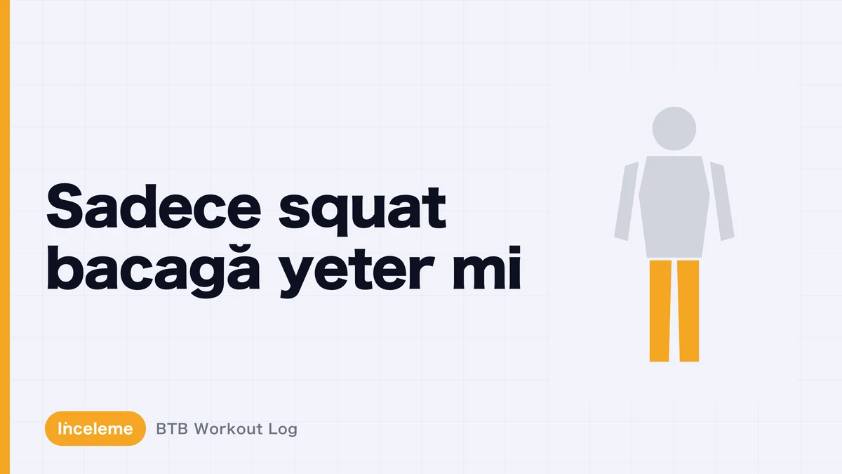 Squat Tek Hareketten Bacakların Tamamı Büyütülebilir mi?