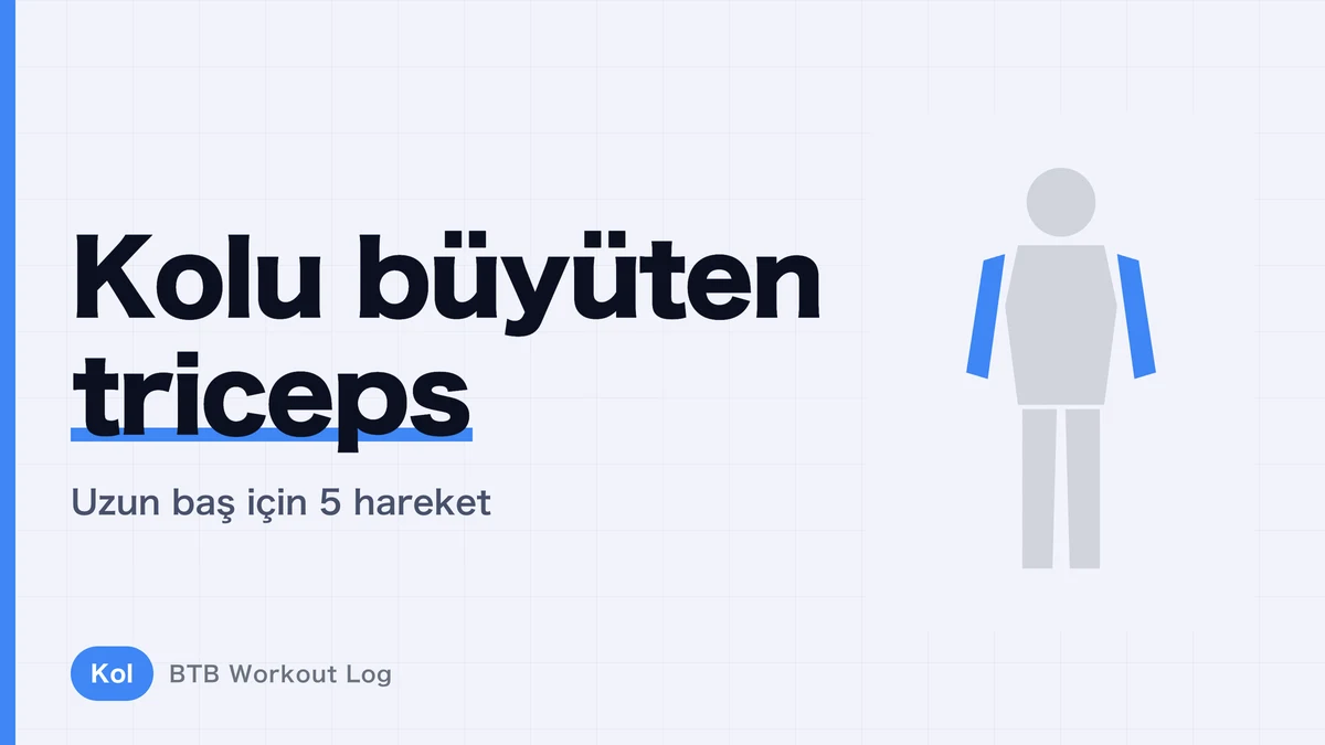 Triceps Uzun Baş Egzersizleri | Daha Kalın Kollar İçin En İyi 5 Hareket