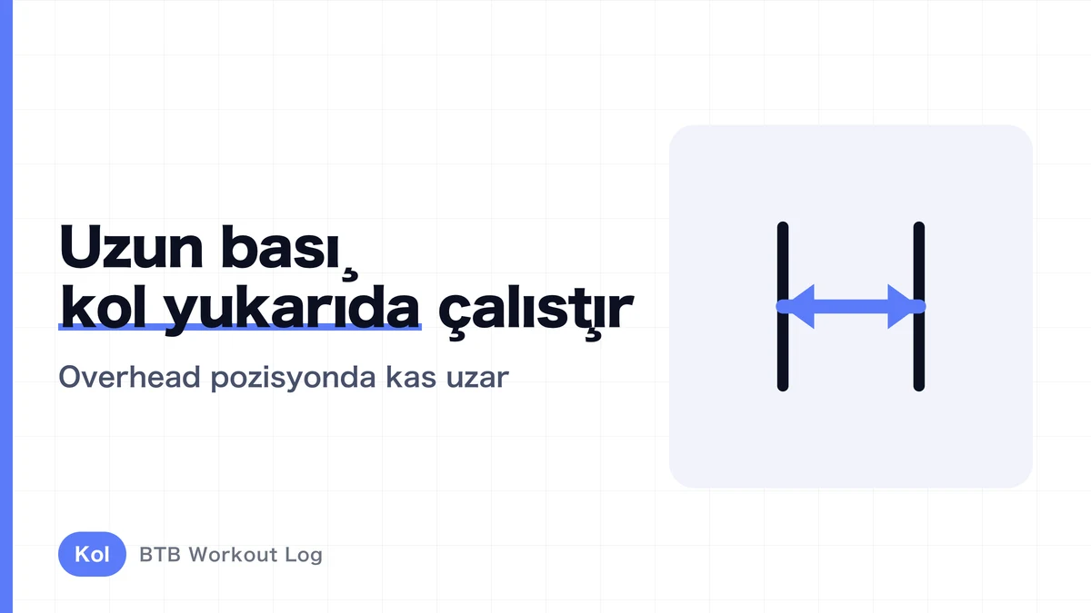 Triceps Uzun Başı İçin Kolu Kaldırmalı mısın? Overhead Hareketlerin Önemi