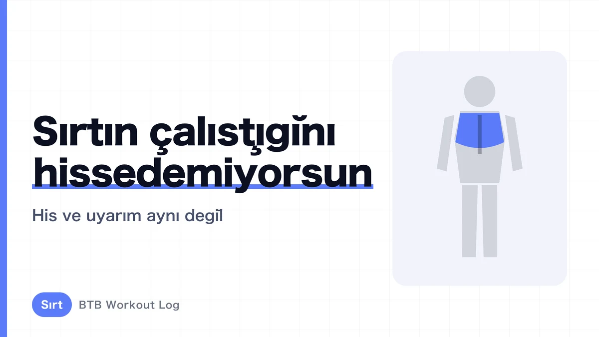 Neden Sırt Antrenmanında Kas Kontraksiyonunu Net Bir Şekilde Hissetmek Zordur?
