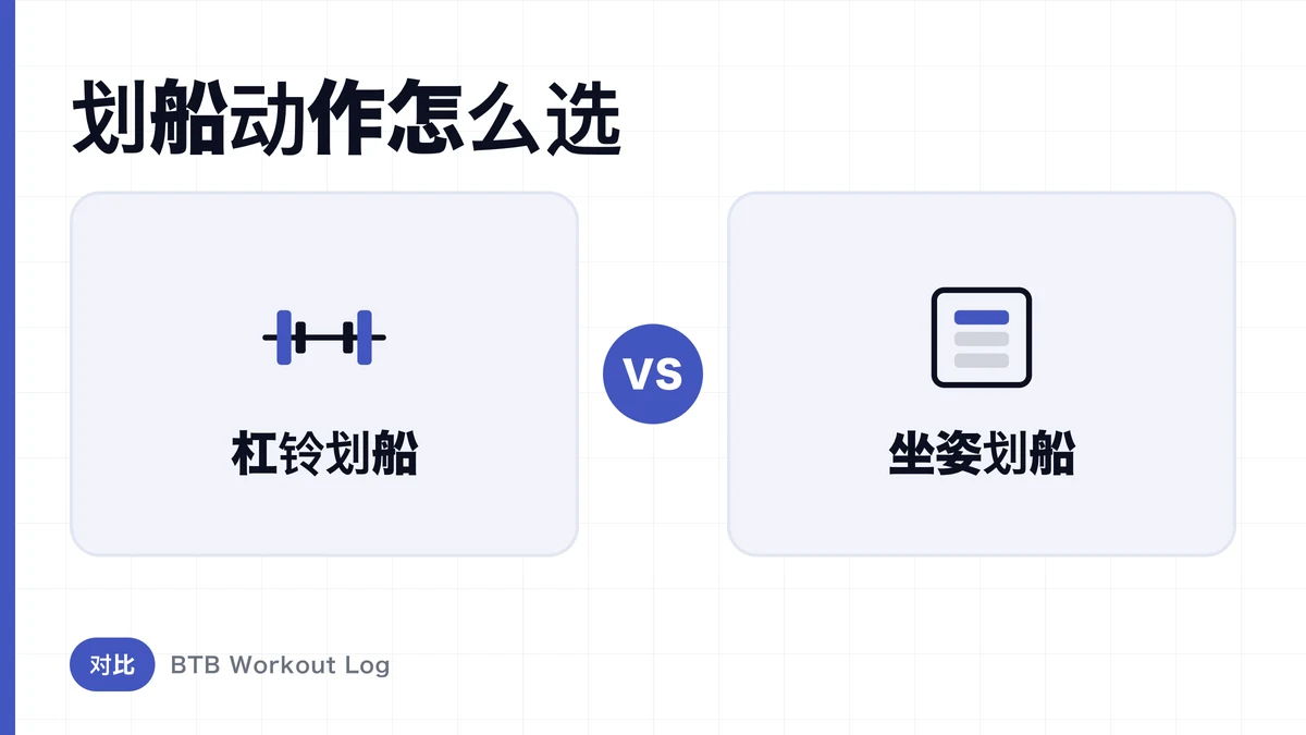 杠铃划船 vs 坐姿划船，哪个背肌肥大效果好？