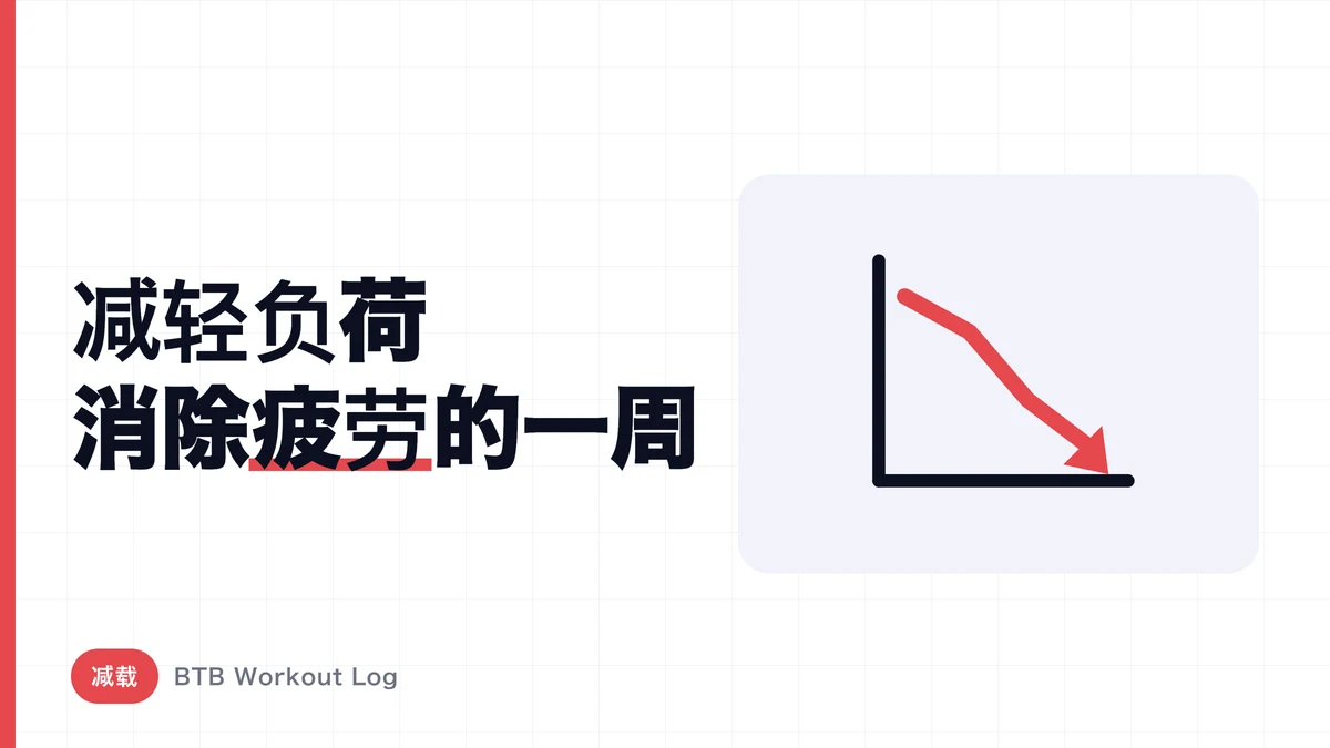 减载周完全指南｜多久一次、减什么、降多少