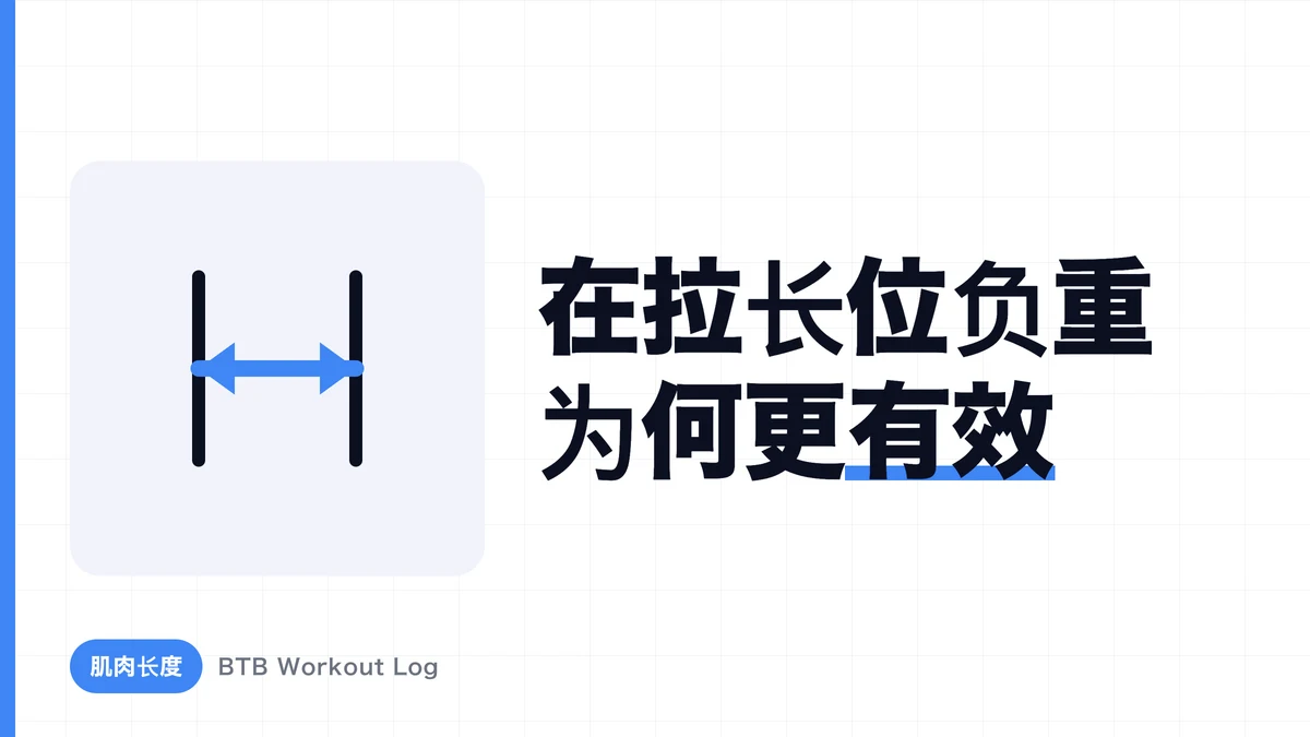 在拉长状态下加负荷为什么更容易促进肌肉肥大？