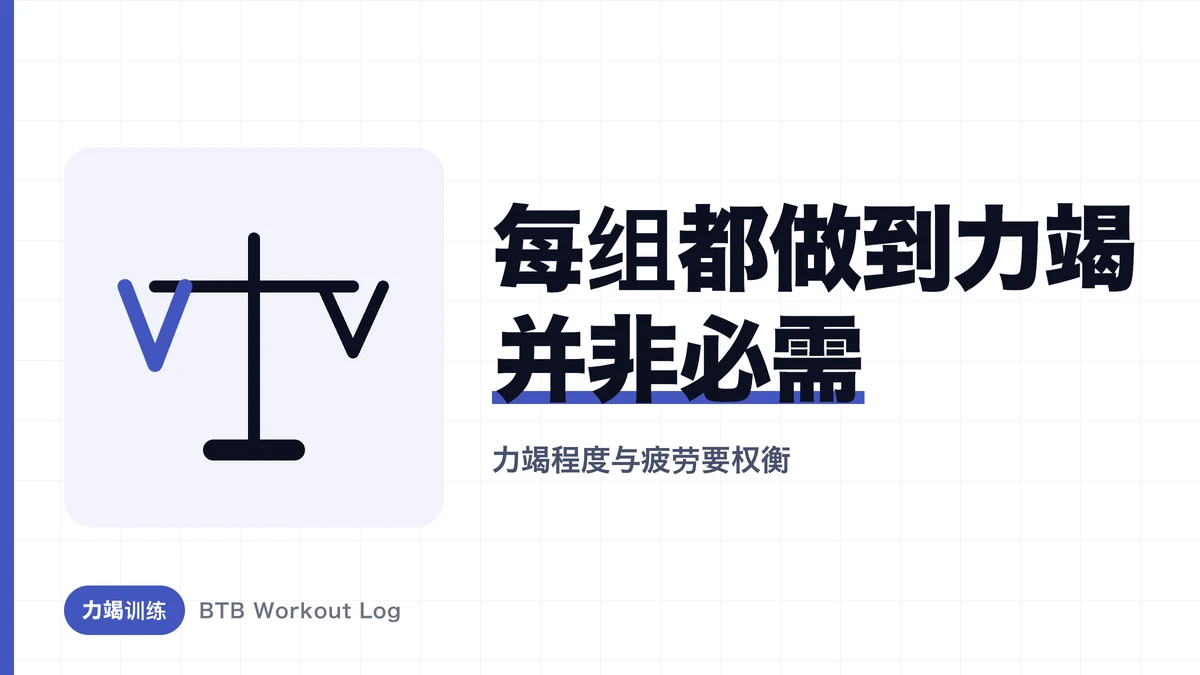 增肌需要练到力竭吗？彻底追力竭的效果与代价，以及RIR 1–3的科学依据