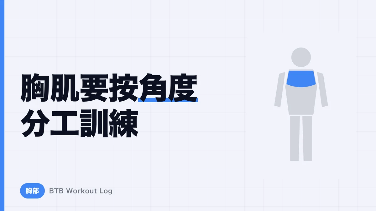 胸部增肌課表決定版｜讓大胸肌均衡發展的動作選擇與角度使用