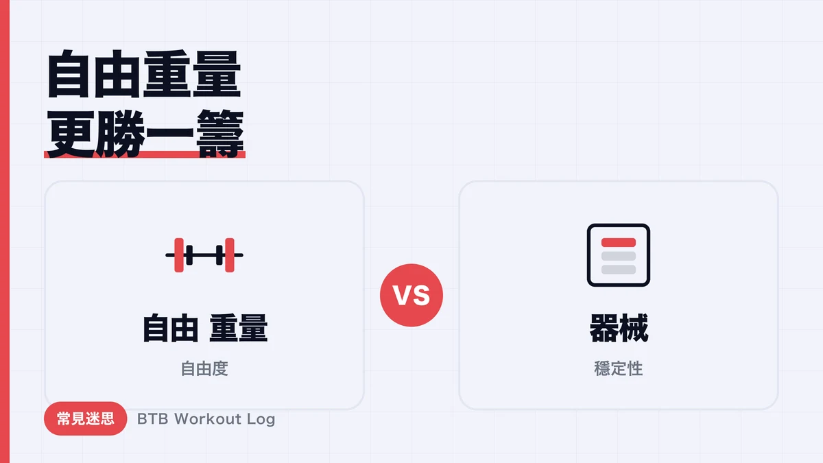 自由重量真的比機械更優秀嗎？
