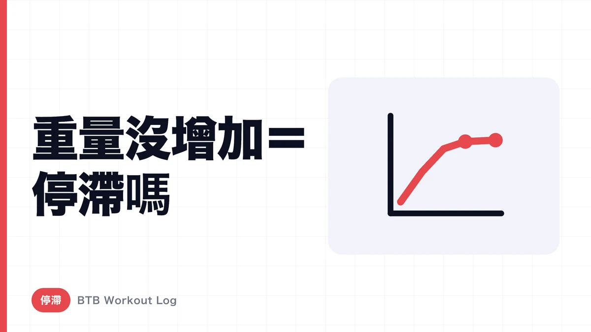 重量停止增長≠肌肉肥大停滯