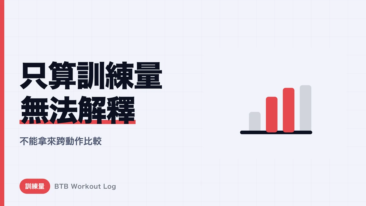 重量×次數×組數無法完整解釋肌肉肥大