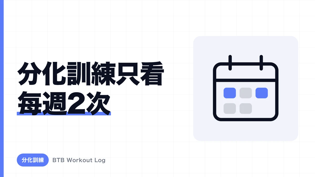 增肌分離訓練法比較推薦｜全身、上下、PPL依週2至6天選出最佳解