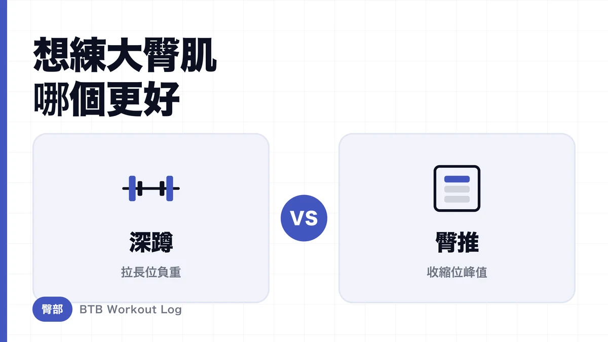 深蹲 vs 臀推：哪個更能練大臀部？臀大肌肌肉肥大比較